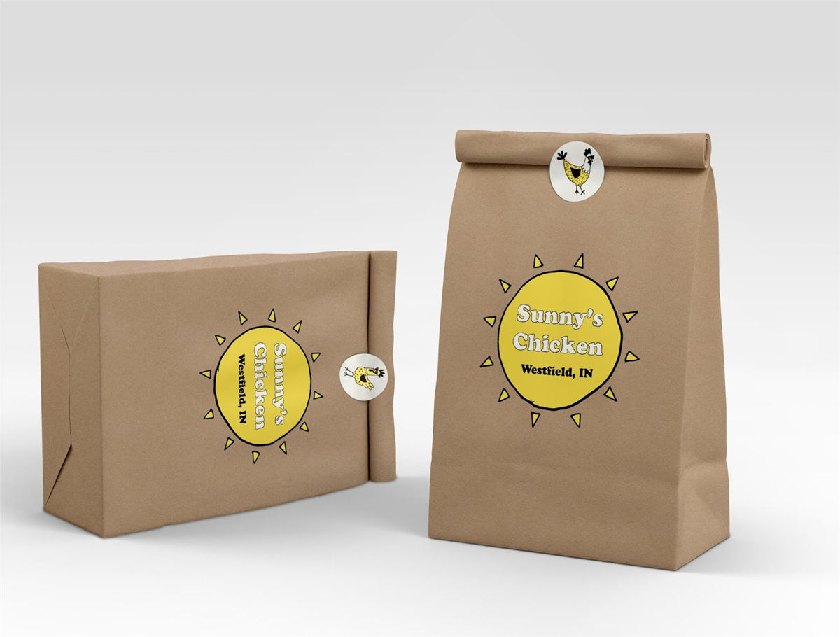 炸雞快餐車品牌包裝設計(圖2)