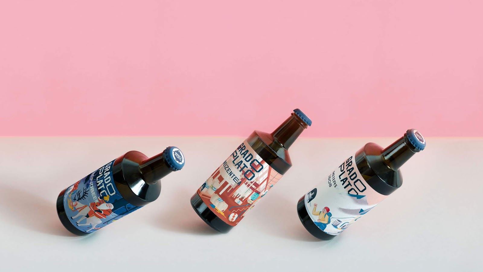 啤酒包裝設(shè)計每個插圖都具有獨特性(圖1)