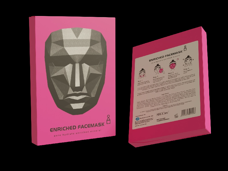 魷魚游戲概念面膜包裝設(shè)計(圖4) 魷魚游戲概念面膜包裝設(shè)計(圖4)