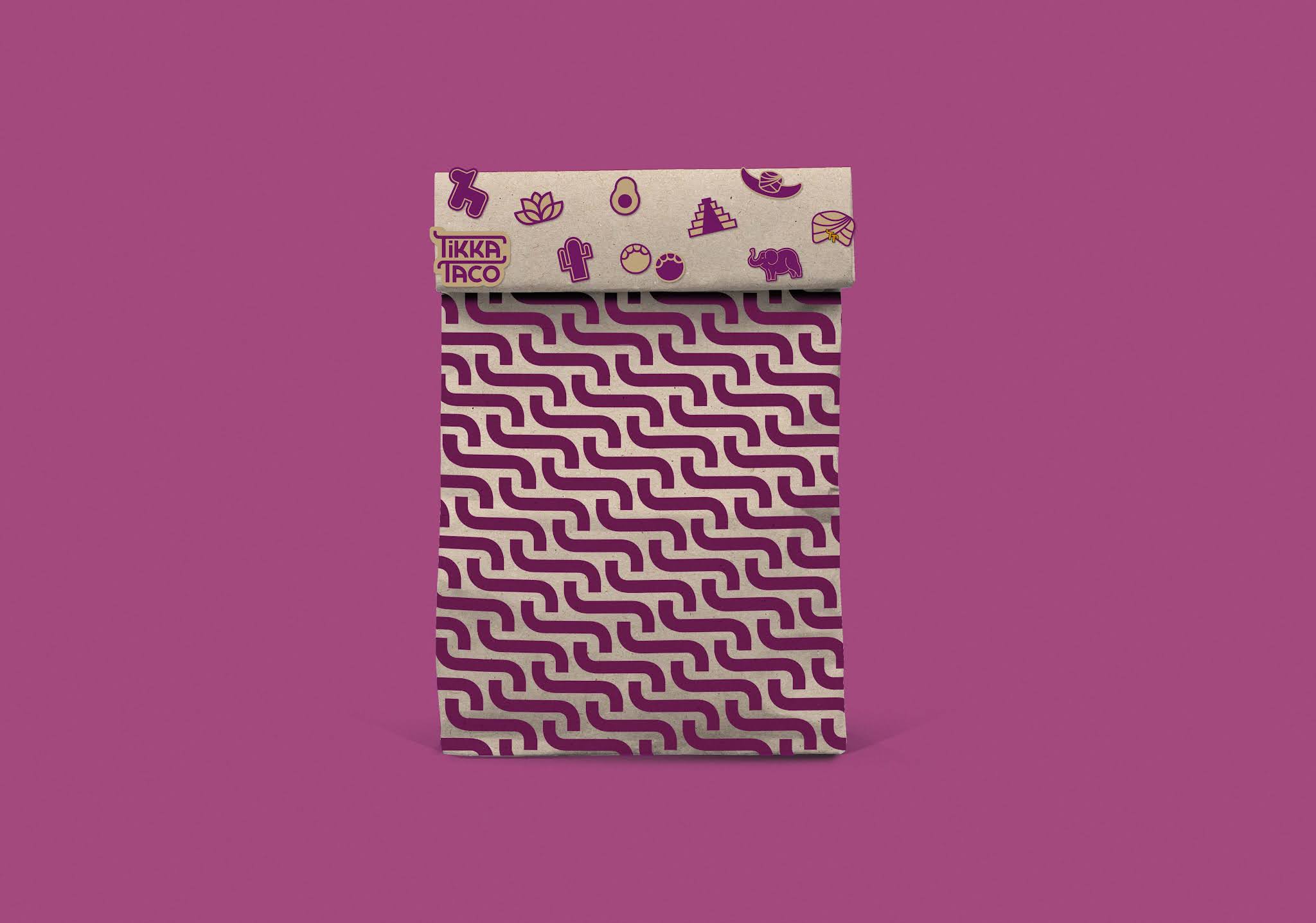 餐廳外賣袋包裝設(shè)計(jì)參考(圖1)