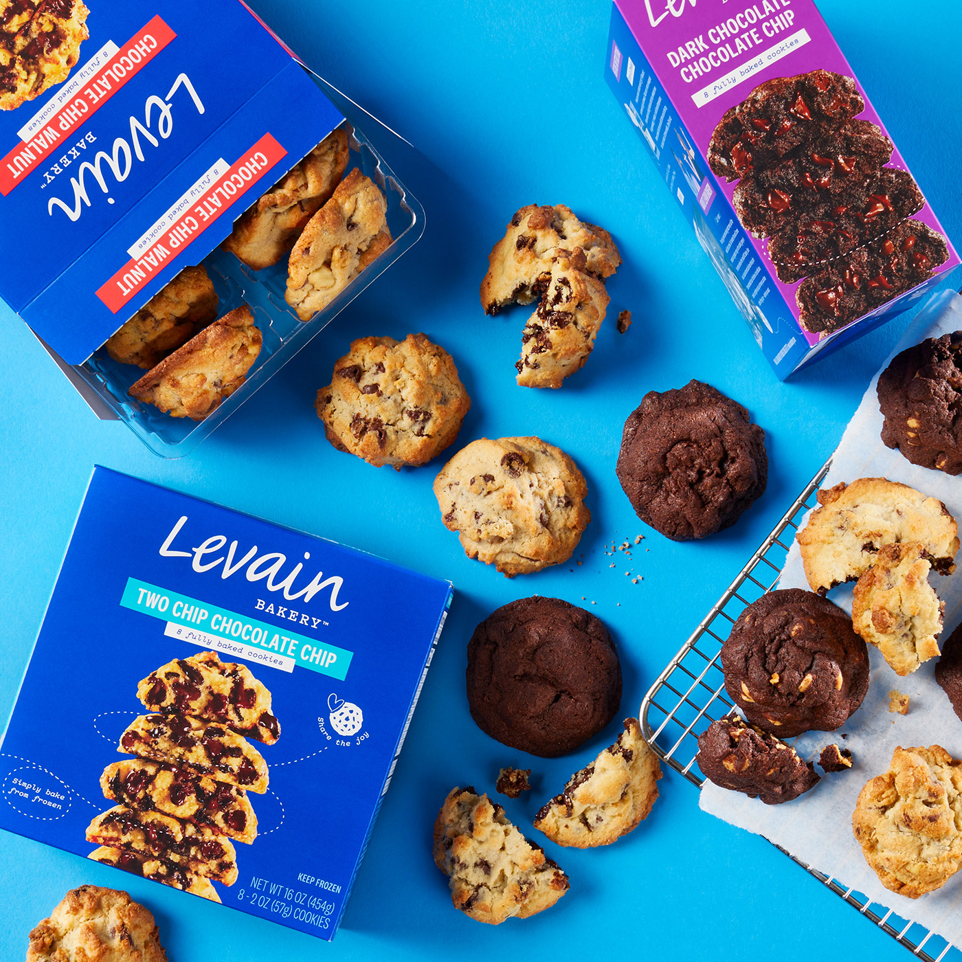 曲奇餅干創(chuàng)意包裝這樣設計視覺感很強(圖6)