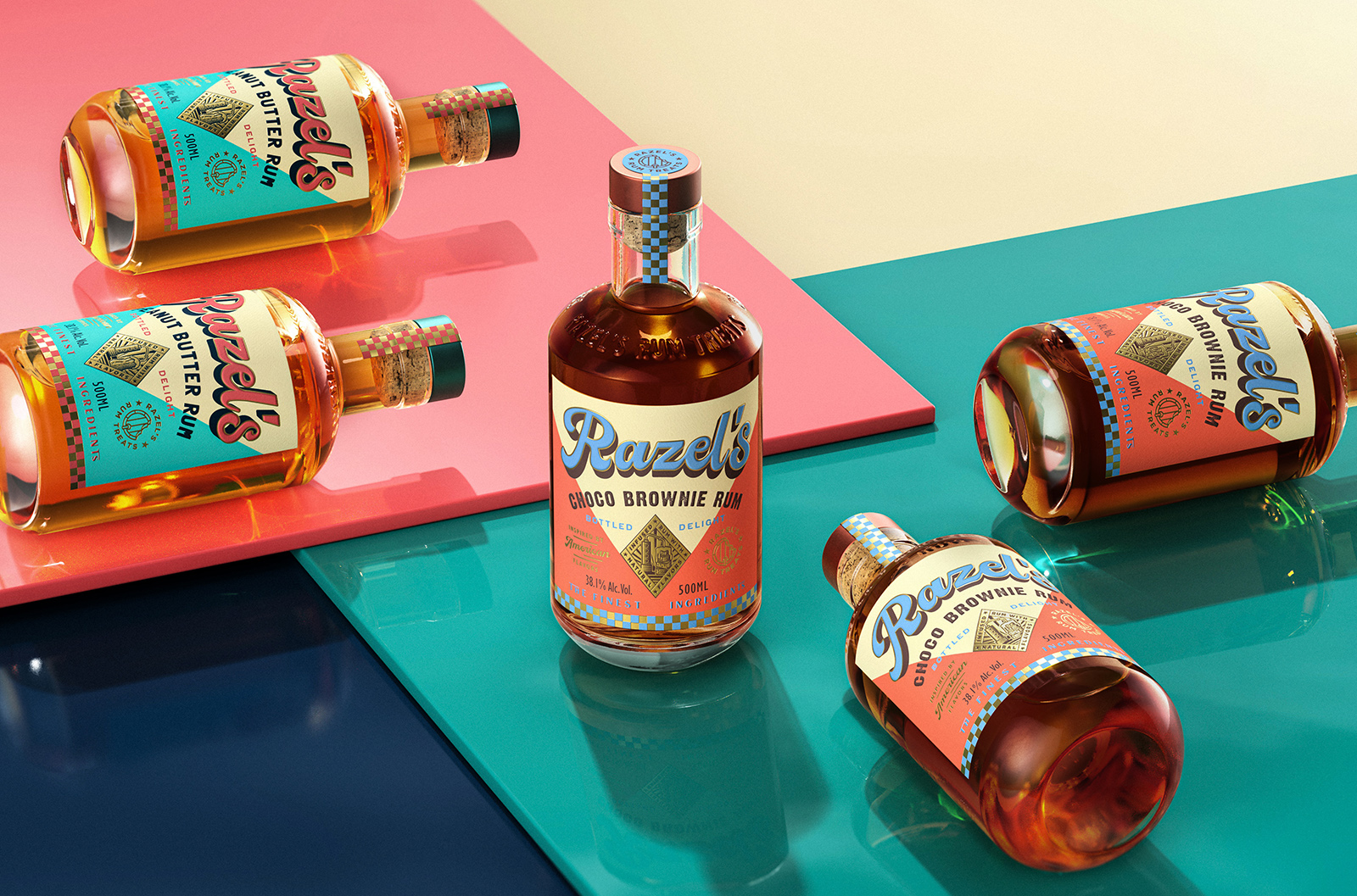 Razel朗姆酒的視覺品牌標(biāo)識和包裝設(shè)計(圖4)