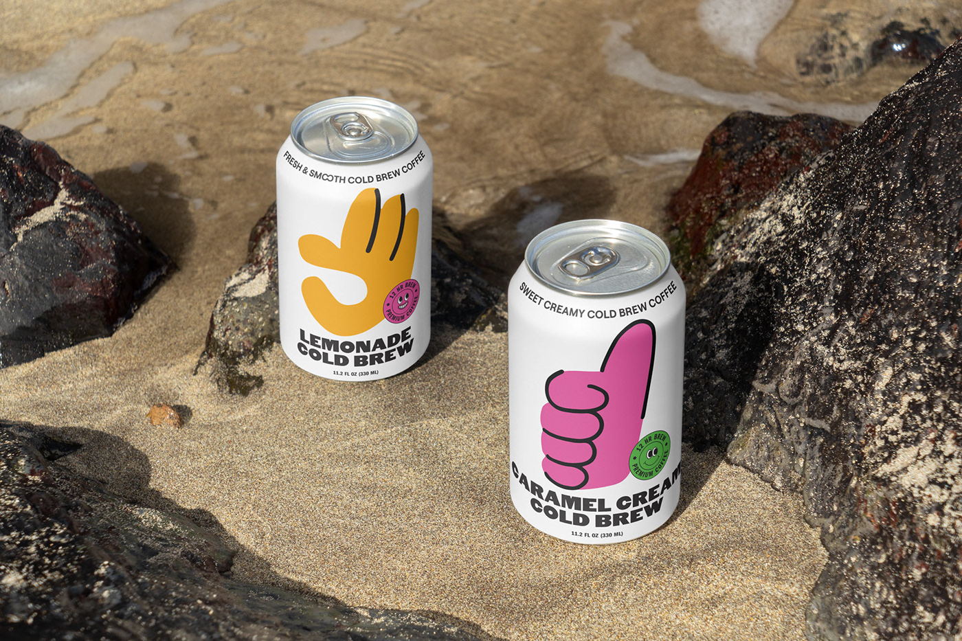 Caphe冷萃咖啡俏皮的包裝設(shè)計欣賞(圖3)