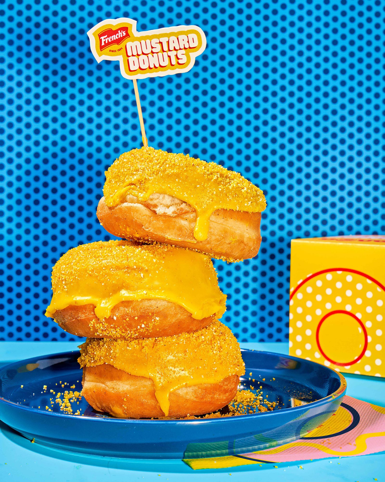 芥末甜甜圈點心包裝這樣設計(圖3) 芥末甜甜圈休閑食品包裝這樣設計(圖3)