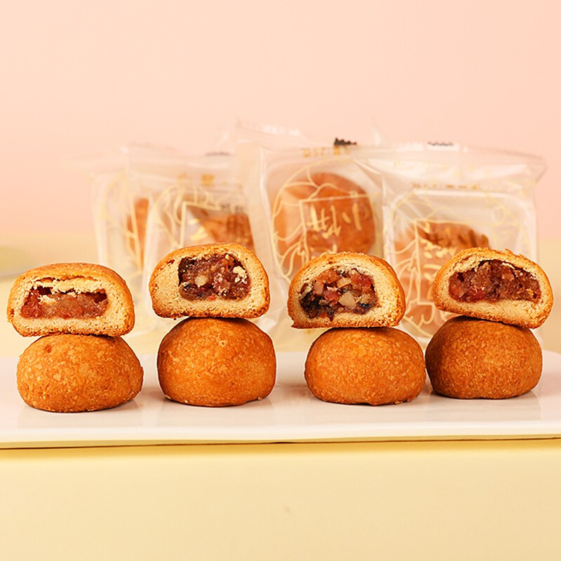 啊本 云腿小餅 滇式月餅 40餅4味 1kg 禮盒裝包裝禮盒產(chǎn)品包裝創(chuàng)意設(shè)計欣賞(圖2)