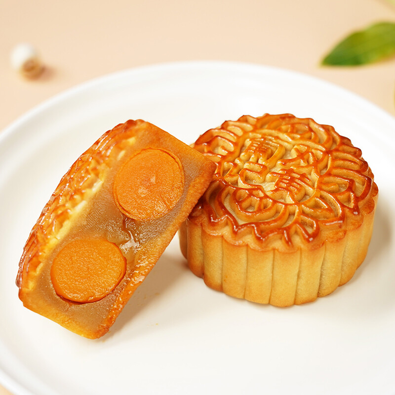 葡記 雙黃白蓮蓉廣式月餅 720g 禮盒裝包裝禮盒產(chǎn)品包裝創(chuàng)意設(shè)計(jì)欣賞(圖5)