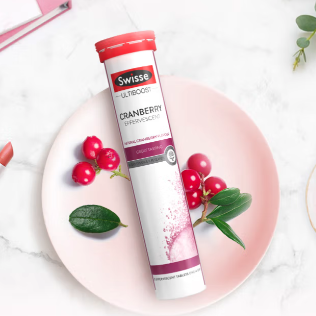 Swisse 斯維詩 蔓越莓泡騰片 20片保健產(chǎn)品包裝創(chuàng)意設(shè)計欣賞(圖5)