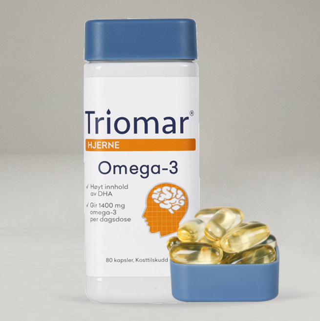 Triomar 大腦魚油 80粒保健產(chǎn)品包裝創(chuàng)意設(shè)計欣賞(圖2)