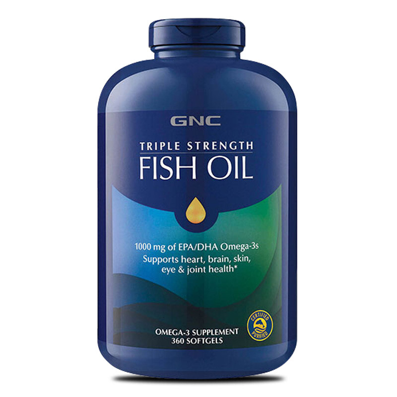 GNC 健安喜 三倍濃縮深海魚油軟膠囊 360粒保健產(chǎn)品包裝創(chuàng)意設(shè)計(jì)欣賞(圖1)