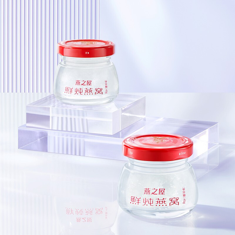燕之屋 鮮燉燕窩 45g*28瓶保健產品包裝創(chuàng)意設計欣賞(圖3)