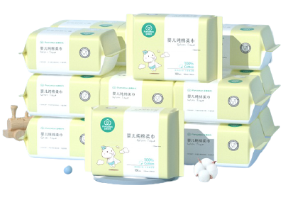 棉柔巾外包裝設(shè)計作品欣賞(圖1)