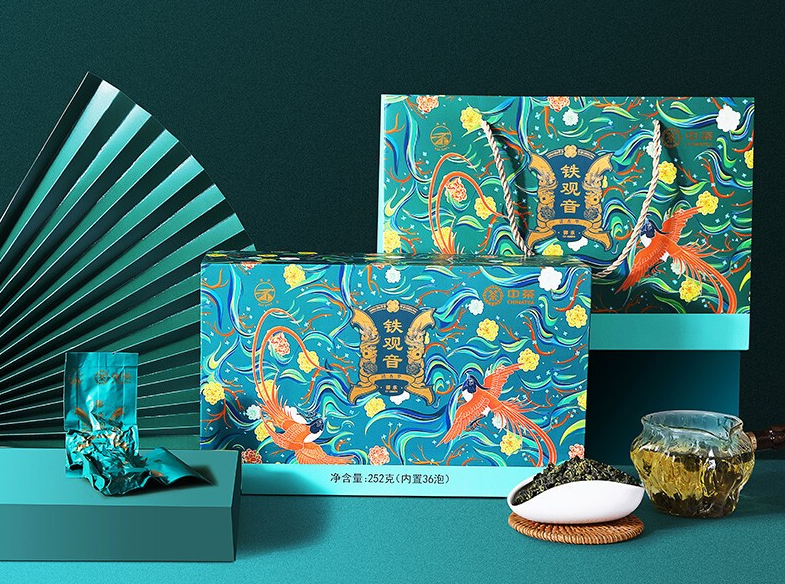 鐵觀音茶葉禮盒包裝設(shè)計(jì)作品欣賞(圖1)