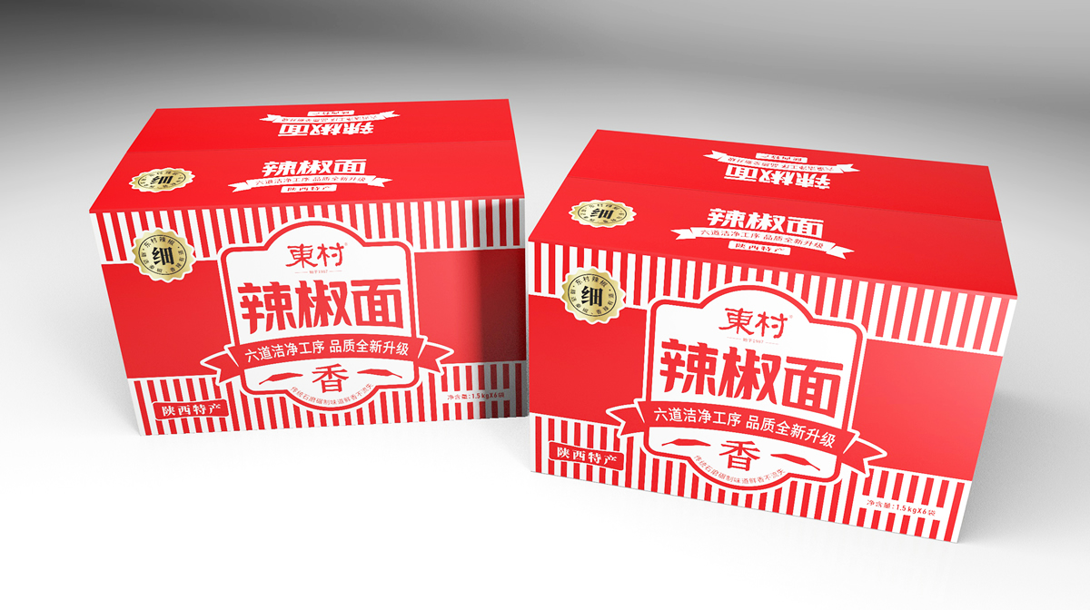 地方特產(chǎn)辣椒面包裝盒設(shè)計(jì)怎么做銷(xiāo)量高(圖1)