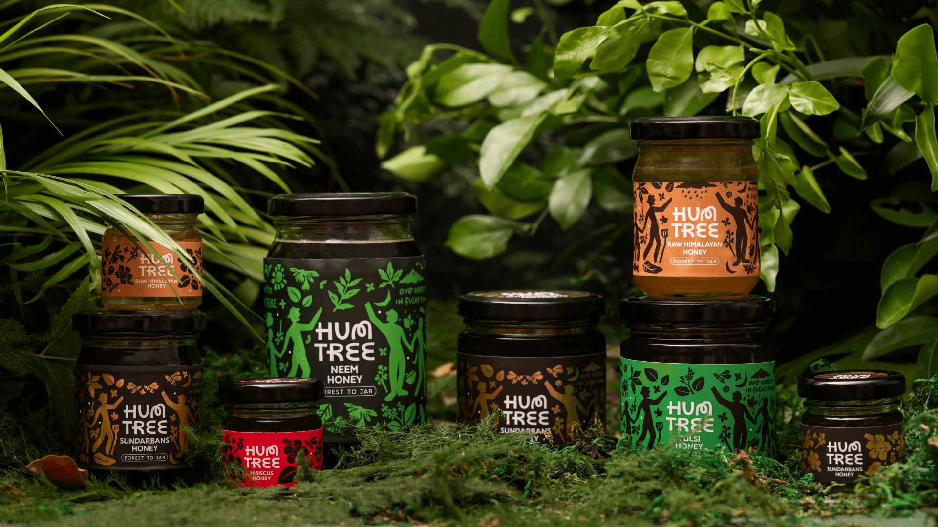 手繪插圖風(fēng)格的蜂蜜包裝設(shè)計(jì)欣賞(圖1)