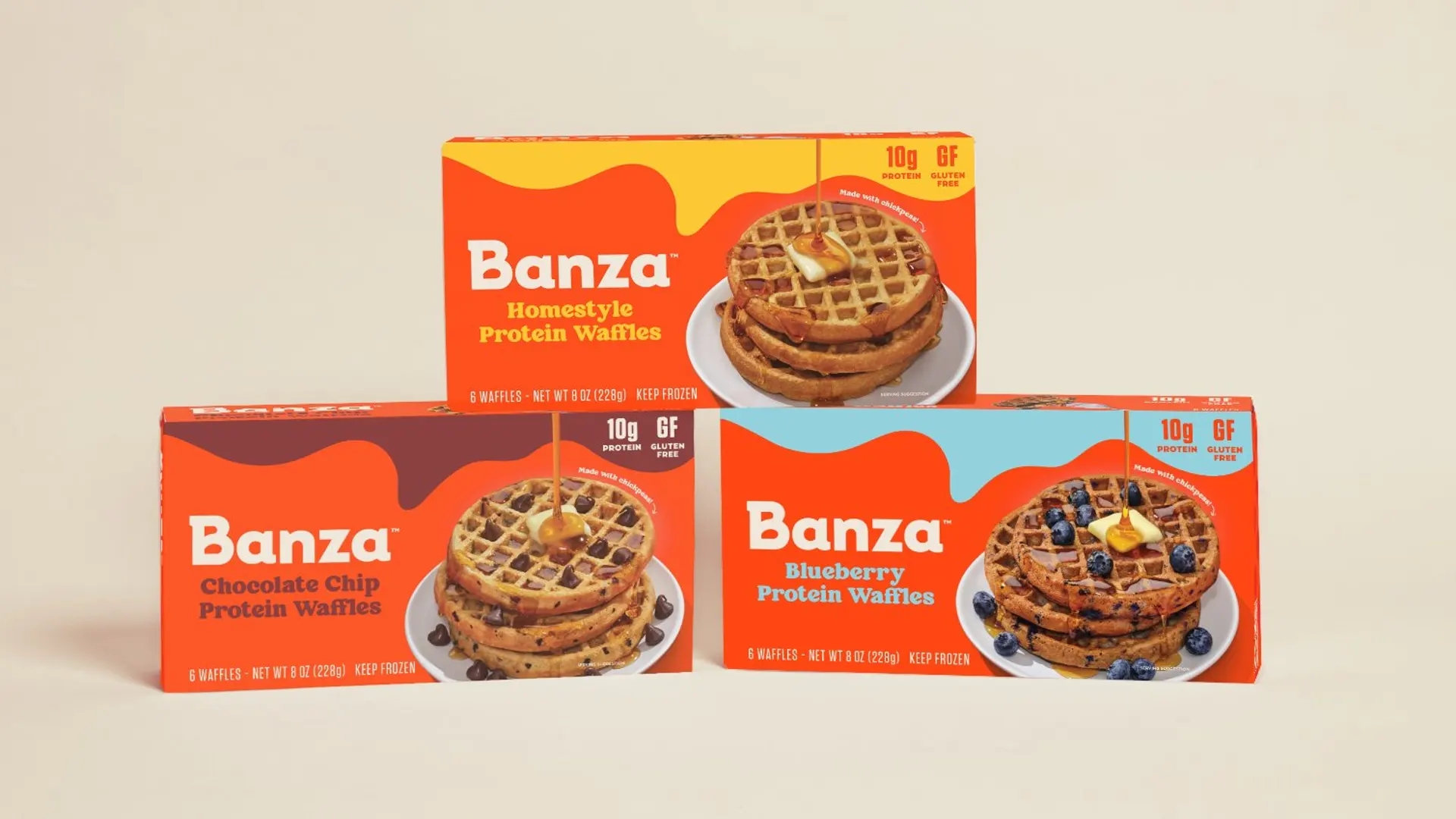 美味誘人的華夫餅外包裝盒設(shè)計(圖1)