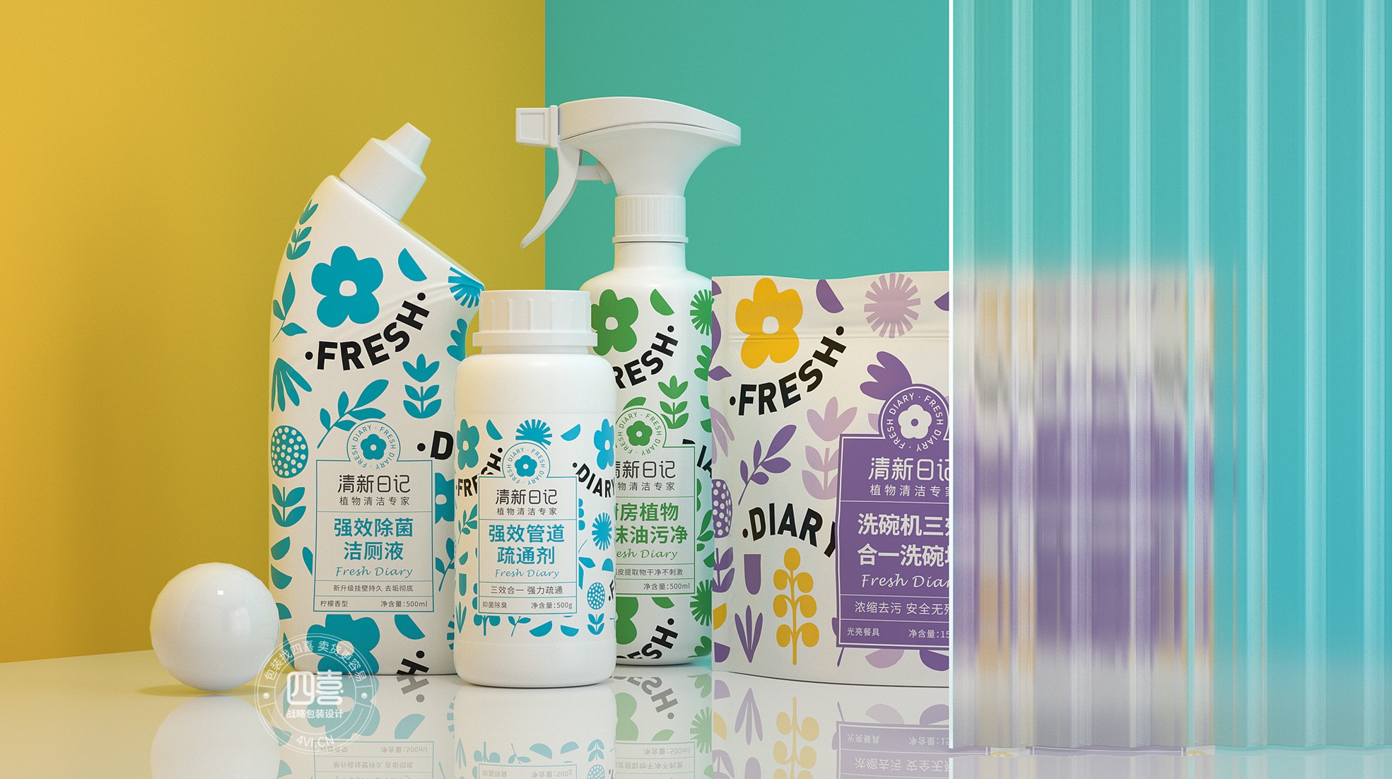 打造有辨識(shí)度的家庭清潔用品包裝設(shè)計(jì)(圖1) 打造有辨識(shí)度的家庭清潔用品包裝設(shè)計(jì)(圖1)