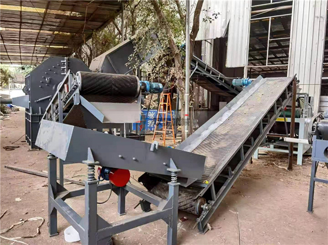 金屬破碎處理生產(chǎn)線