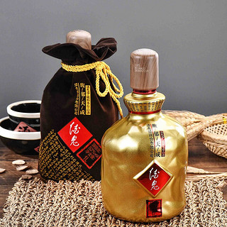 創(chuàng)意酒包裝設(shè)計馥郁天成馥郁香型白酒瓶雙支裝產(chǎn)品包裝設(shè)計欣賞(圖3)