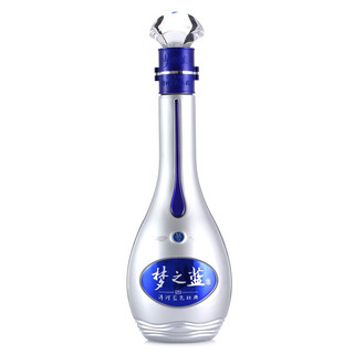 創(chuàng)意酒包裝設計洋河 夢之藍 藍色經典 M9 52%vol 濃香型白酒 500ml 單瓶裝產品包裝設計欣賞(圖3)