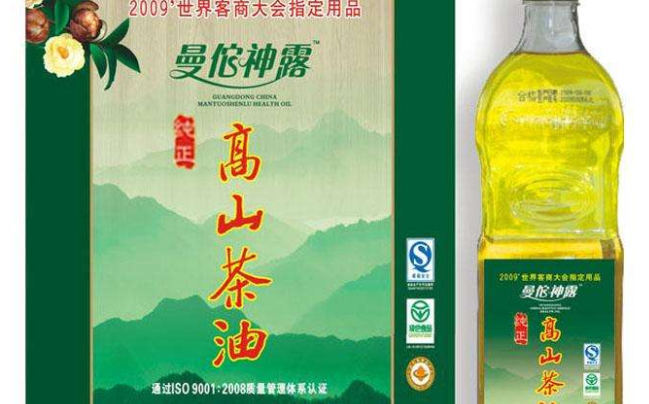 曼陀神露高山茶油 曼陀神露品牌logo與食品包裝設(shè)計欣賞(圖3)