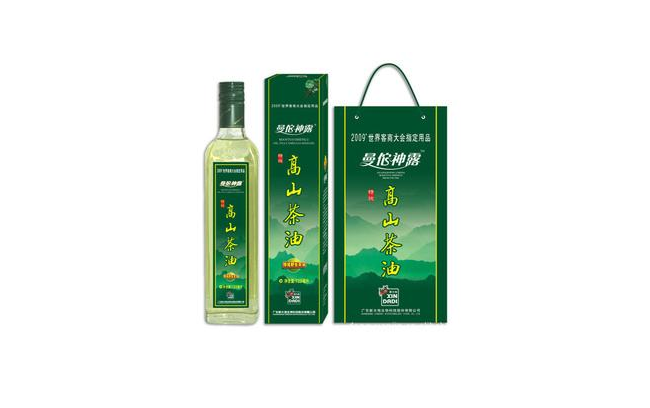 曼陀神露高山茶油 曼陀神露品牌logo與食品包裝設(shè)計欣賞(圖4)