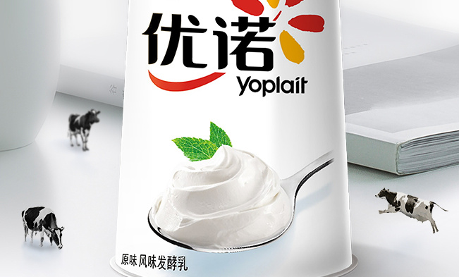 優(yōu)諾 Yoplait優(yōu)諾品牌logo與食品包裝設(shè)計(jì)欣賞(圖2)