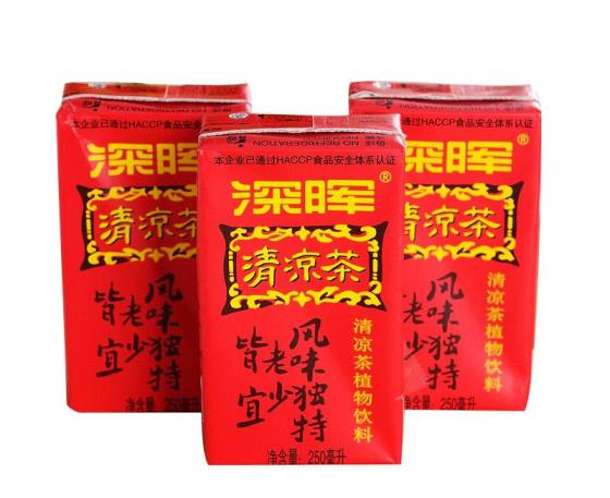 深暉涼茶 深暉涼茶品牌logo與食品包裝設(shè)計(jì)欣賞(圖3)