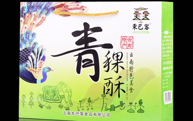 東巴客鮮花餅 東巴客食品包裝設(shè)計(jì)欣賞(圖3)