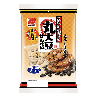 包裝創(chuàng)意設(shè)計欣賞丸大豆脆餅三幸制果(圖1)