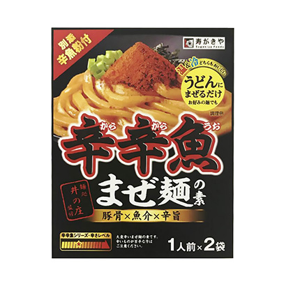 包裝設(shè)計(jì)公司推薦面處井的莊監(jiān)修辣魚(yú)拌面之素壽喜燒和食品包裝設(shè)計(jì)欣賞(圖1)