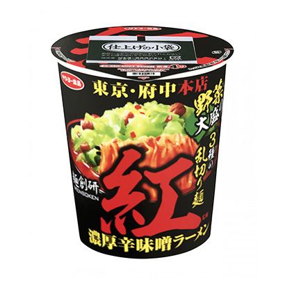 包裝設計公司推薦面創(chuàng)研紅監(jiān)修濃厚辛味噌拉面太陽食品面類包裝設計(圖1)