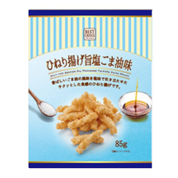 油炸鮮味咸芝麻油味包裝設計欣賞(圖1)