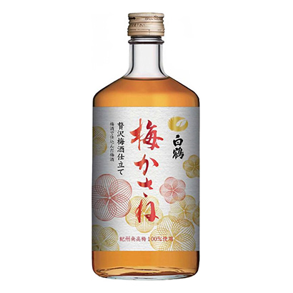 白鶴梅重疊白鶴酒造酒類包裝設(shè)計(jì)(圖1)