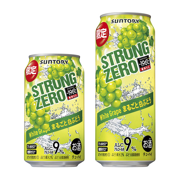 ℃斯特朗零整白葡萄三得利酒類包裝設(shè)計(jì)(圖1)