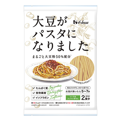 大豆變成了意大利面大棚食品面類包裝設(shè)計(jì)(圖1)