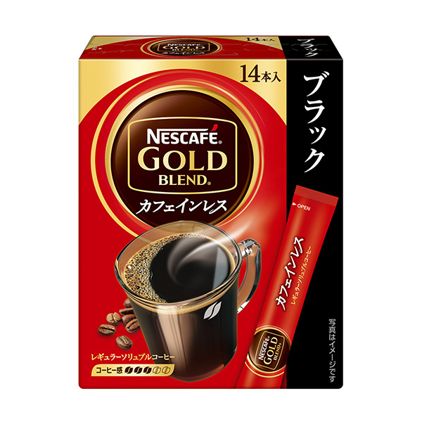 雀巢咖啡黃金混合液無咖啡因棒包裝設計欣賞(圖1)