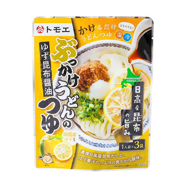 龍卷烏冬面的湯汁柚子海帶醬油包裝設計欣賞(圖1) 龍卷烏冬面的湯汁柚子海帶醬油包裝設計欣賞(圖1)