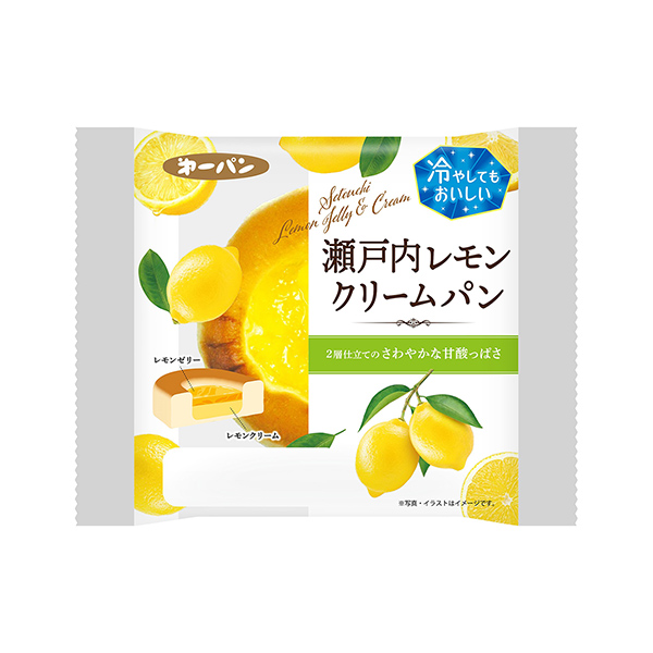 包裝設(shè)計欣賞瀨戶內(nèi)檸檬奶油面包(第一屋制面包) 2024年8月1日發(fā)售(圖1)