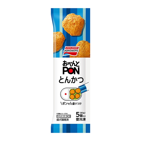 包裝設(shè)計(jì)欣賞便當(dāng)PON ＜炸豬排＞ (味精冷凍食品) (圖1)