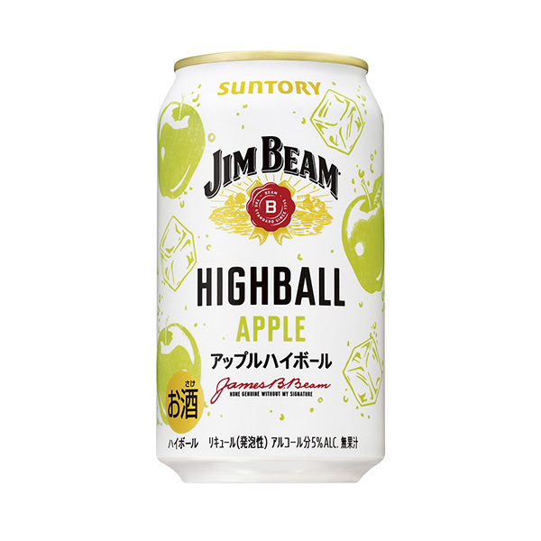 包裝設(shè)計欣賞吉姆光束高球罐＜蘋果高球＞ (三得利) (圖1)