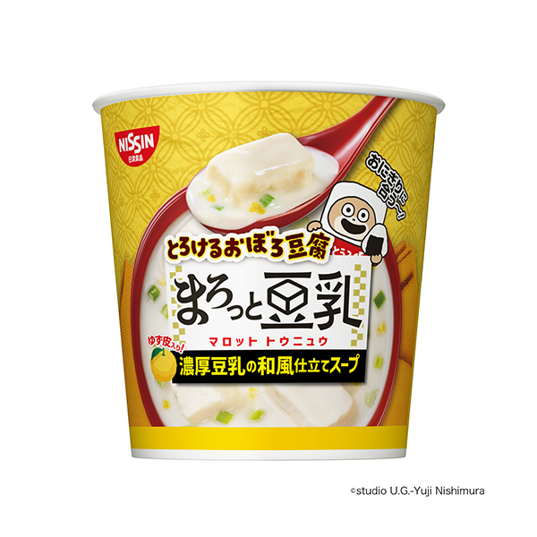 包裝設(shè)計欣賞粘稠的豆腐渣＜白豆?jié){湯＞ (日清食品) (圖1)